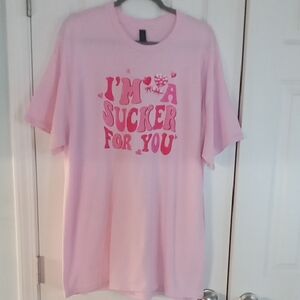 Gildan Light Pink Heavy Cotton T-Shirt